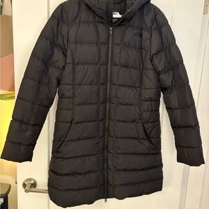 The North Face Hooded Puffer Jacket, black, XL